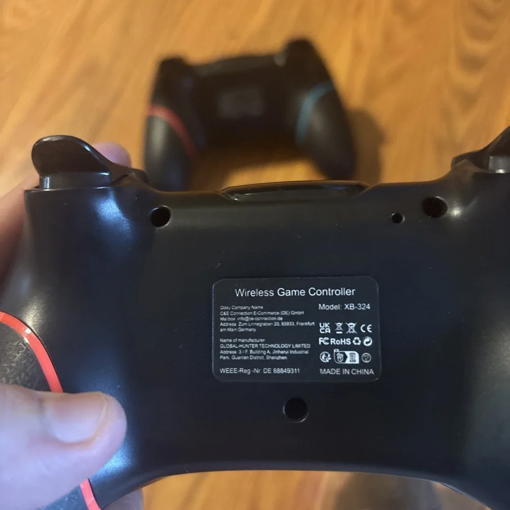 2 Pack Wireless Pro Style Controllers Compatible with Nintendo Switch – Black